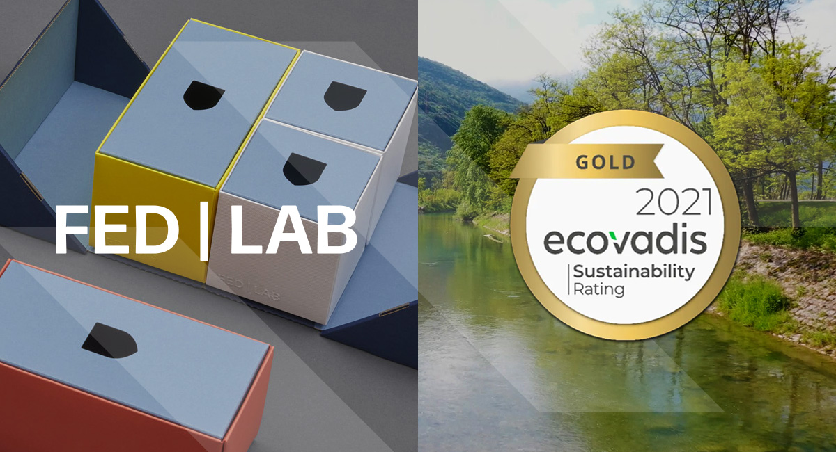 Eine Goldmedaille von EcoVadis und das neue Fed | Lab Innovation Hub<!--EcoVadis Golden Medal and a Fed | Lab Innovation Hub arrived!-->