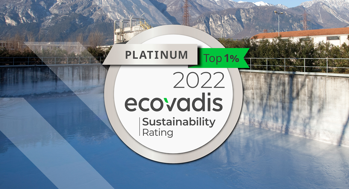 我们的可持续发展成就将集团提升至 EcoVadis 白金级